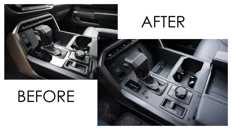 Load image into Gallery viewer, Center Console Panel (2022+ Tundra) - BLACK
