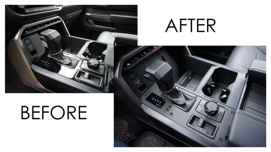 Center Console Panel (2022+ Tundra) - BLACK