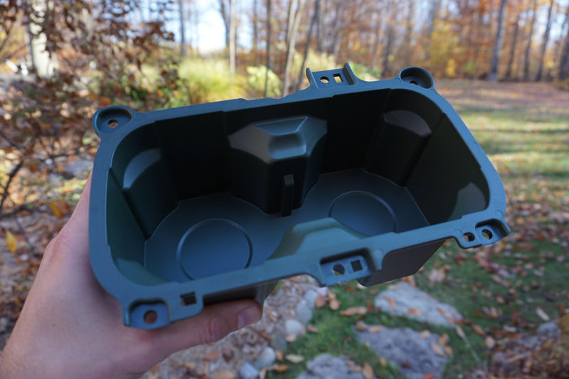 Load image into Gallery viewer, Oversize Cup Holder with Tray (2016-2023 Tacoma) - ARMY GREEN
