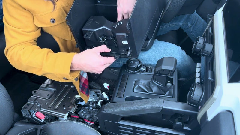Load image into Gallery viewer, Oversize Cup Holder (2024+ Tacoma) - LUNAR ROCK/BLACK
