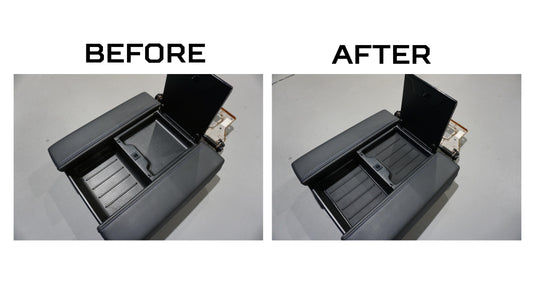 Center Console Tray Liner (2022+ Tundra Platinum) - 1PC BLACK