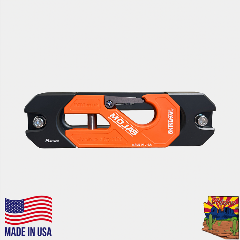 Load image into Gallery viewer, Aluminum Recessed Winch Shackle with Fairlead Kit, closed latch (LIFE TIME WARRANTY*)
