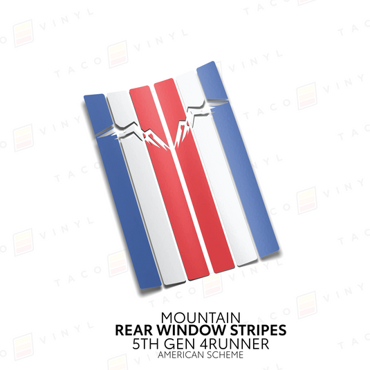 4Runner Rear Window Stripes