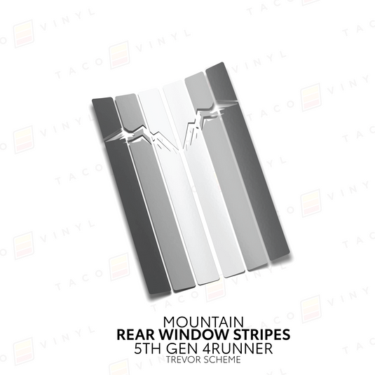 4Runner Rear Window Stripes