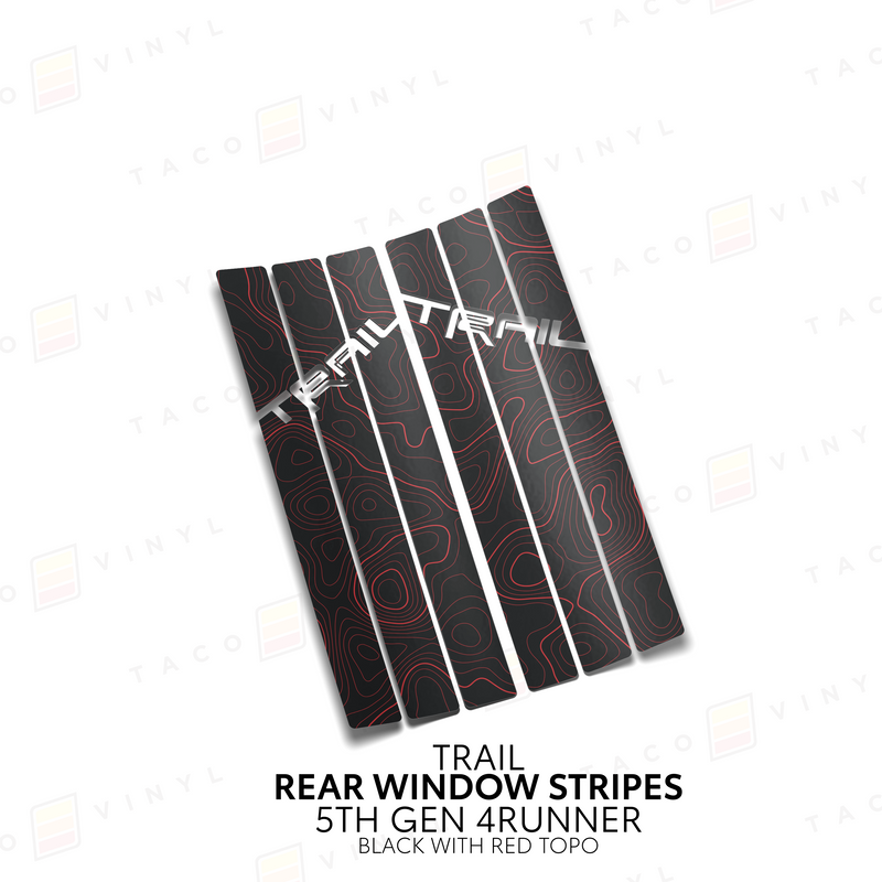 Load image into Gallery viewer, 4Runner Rear Window Stripes - WITH TOPO
