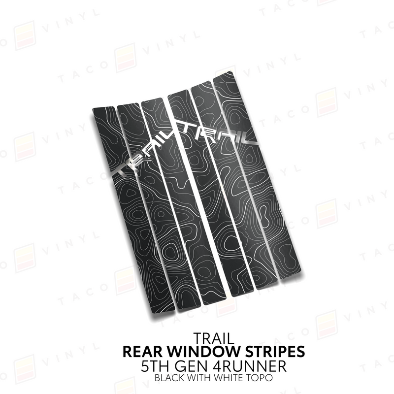 Load image into Gallery viewer, 4Runner Rear Window Stripes - WITH TOPO
