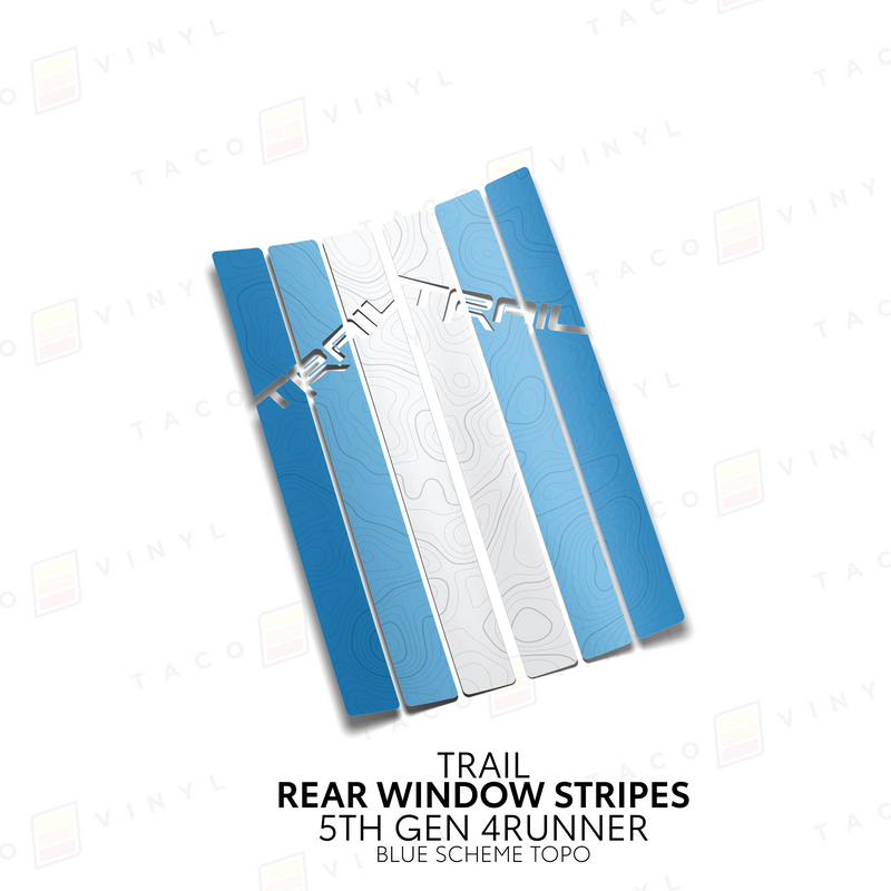 Load image into Gallery viewer, 4Runner Rear Window Stripes - WITH TOPO
