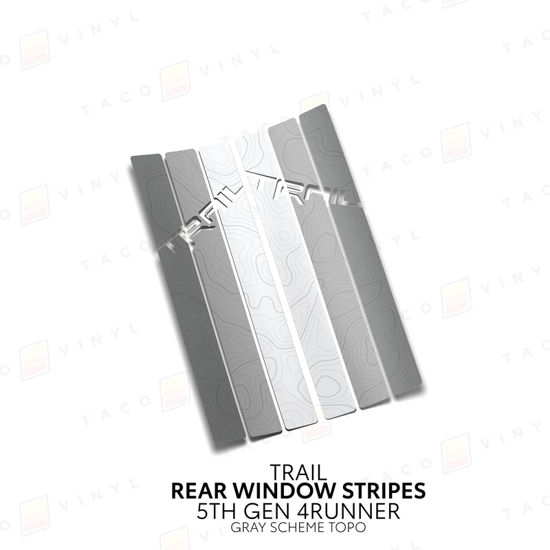 Load image into Gallery viewer, 4Runner Rear Window Stripes - WITH TOPO
