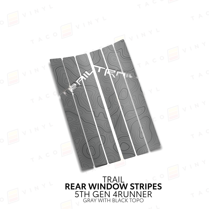 Load image into Gallery viewer, 4Runner Rear Window Stripes - WITH TOPO
