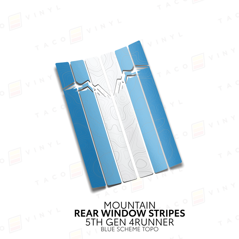 Load image into Gallery viewer, 4Runner Rear Window Stripes - WITH TOPO
