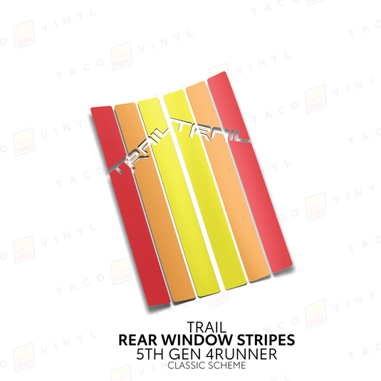 4Runner Rear Window Stripes