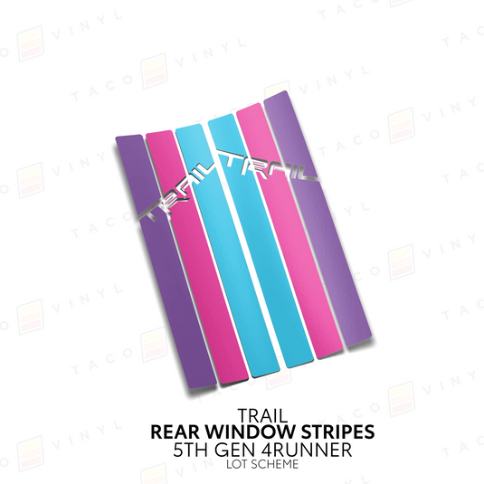 4Runner Rear Window Stripes
