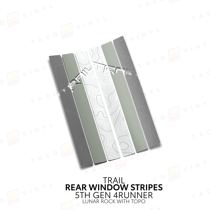 Load image into Gallery viewer, 4Runner Rear Window Stripes - WITH TOPO

