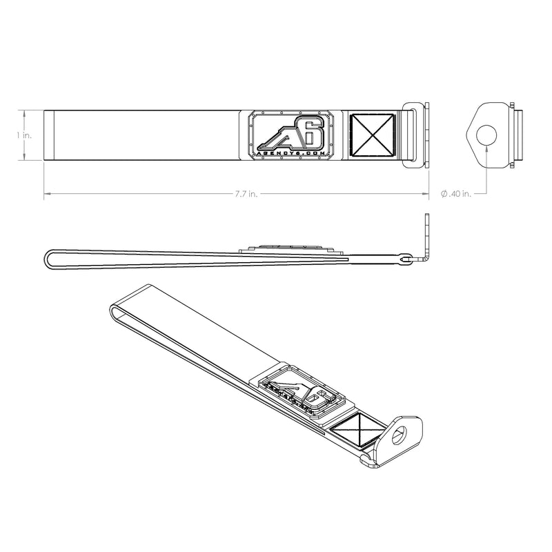 Load image into Gallery viewer, (3rd/4th GEN) Toyota 4Runner Rear Lift Gate Hatch Pull Assist Strap (BLACK)
