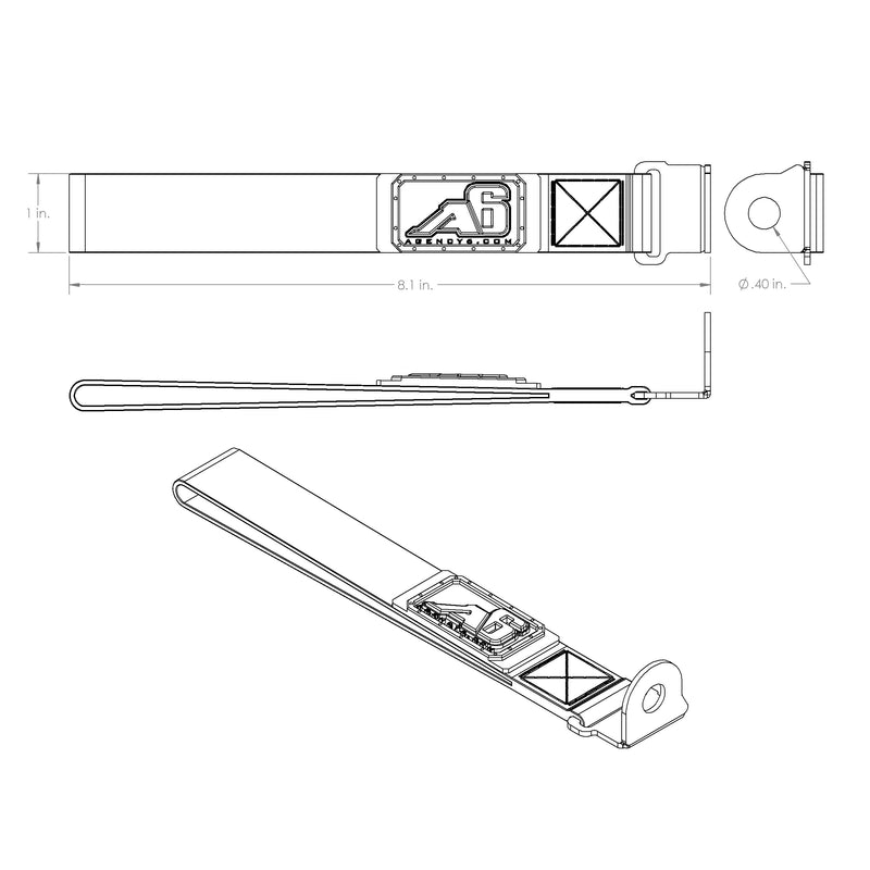 Load image into Gallery viewer, (5TH GEN) Toyota 4Runner Rear Lift Gate Hatch Pull Assist Strap (RED)
