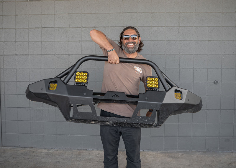 Load image into Gallery viewer, Toyota Tacoma 4th Gen (2024+) Hi-Lite Overland Front Bumper [PreRunner Bull Bar]
