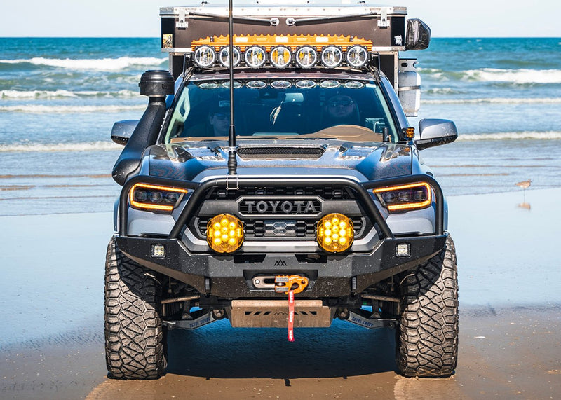 Load image into Gallery viewer, Toyota Tacoma 3rd Gen (2016-2023) Hi-Lite Overland Front Bumper [Bull Bar]
