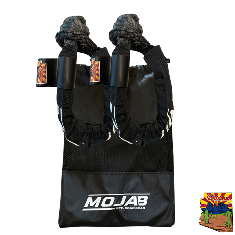 Load image into Gallery viewer, Soft Shackle 3/8&#39;&#39; x 22” with sleeve and bag (Set of 2 Shackles) (Lifetime Warranty)
