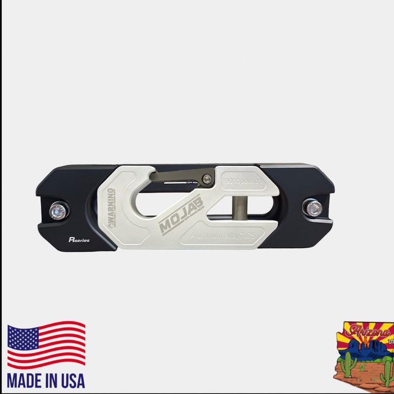 Load image into Gallery viewer, Aluminum Recessed Winch Shackle with Fairlead Kit, closed latch (LIFE TIME WARRANTY*)
