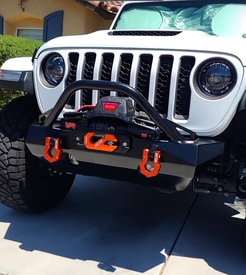 Load image into Gallery viewer, Aluminum Recessed Winch Shackle with Fairlead Kit, closed latch (LIFE TIME WARRANTY*)
