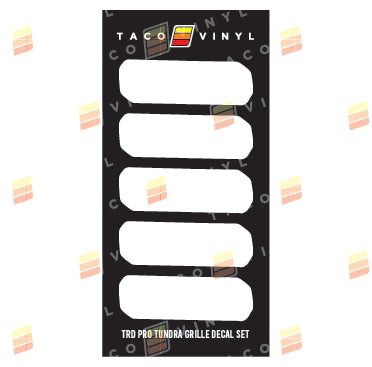 Load image into Gallery viewer, Tundra Pro Grille Decals
