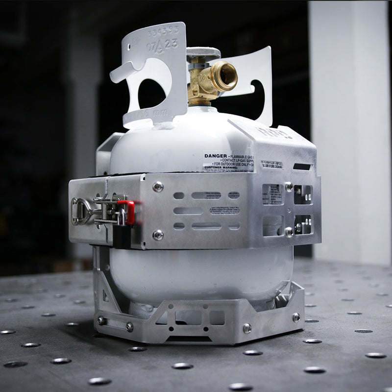 Load image into Gallery viewer, Propane Tank Mount for Bumpers, Cars, RVs
