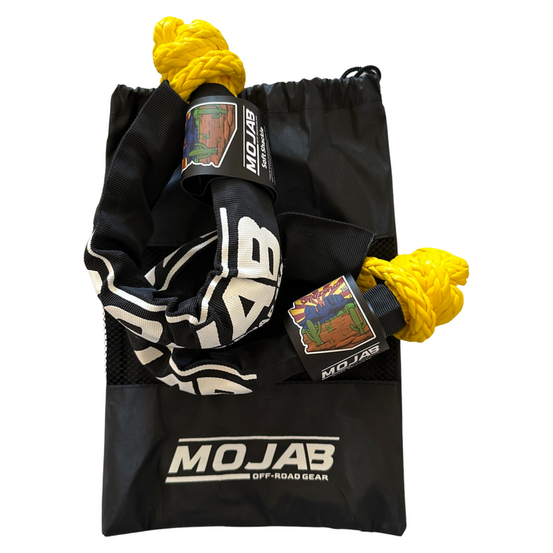 Load image into Gallery viewer, Soft Shackle 3/8&#39;&#39; x 22” with sleeve and bag (Set of 2 Shackles) (Lifetime Warranty)
