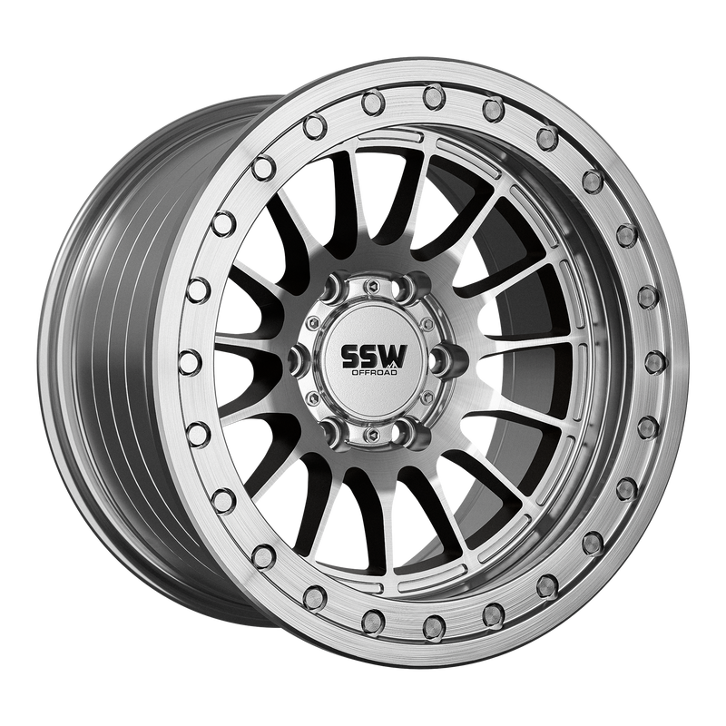 Load image into Gallery viewer, Beadlock Dakar / Machined Silver / 17x9.0 -25
