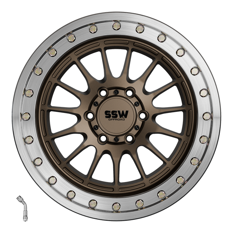 Load image into Gallery viewer, Beadlock Dakar / Matte Bronze / 17x9.0 -25
