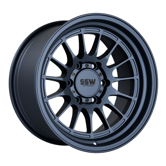 Dakar / Matte Blue / 17x9.0 -25