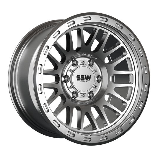 Griffon / Machined Silver / 17x9.0 -25