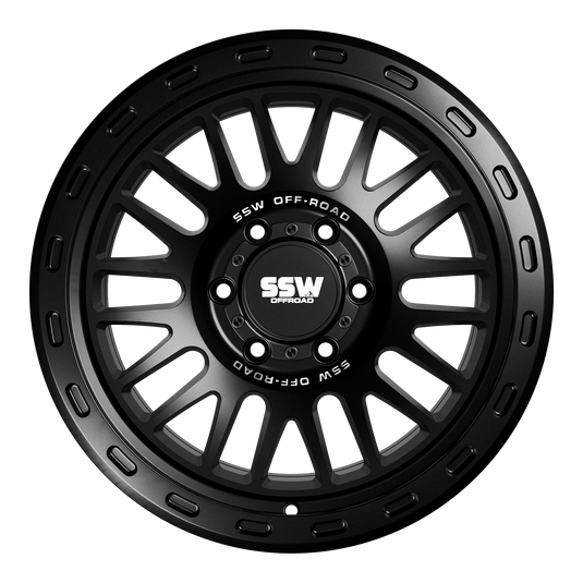 Griffon / Matte Black / 17x9.0 -25