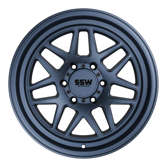 Sierra / Matte Blue / 17x9.0 -25