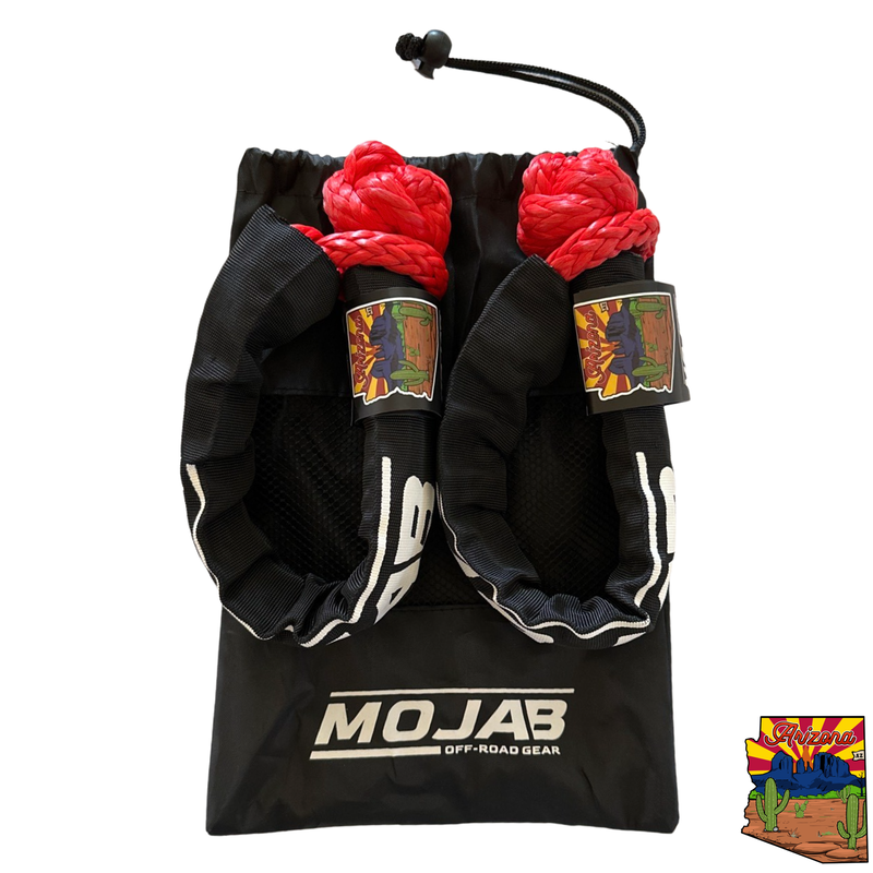 Load image into Gallery viewer, Soft Shackle 3/8&#39;&#39; x 22” with sleeve and bag (Set of 2 Shackles) (Lifetime Warranty)
