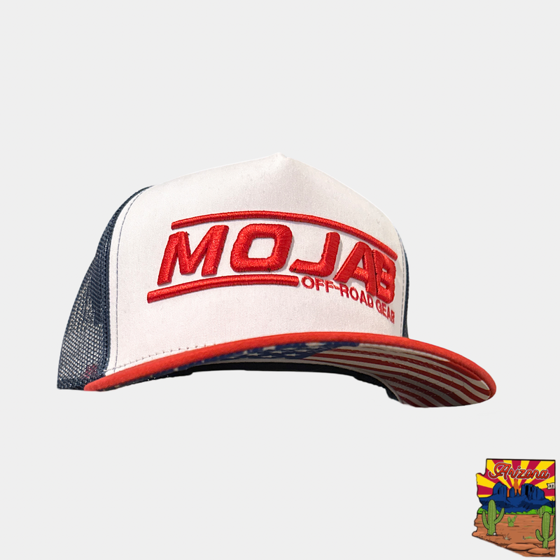 Load image into Gallery viewer, Mojab snap-back Trucker Hat Flag edition
