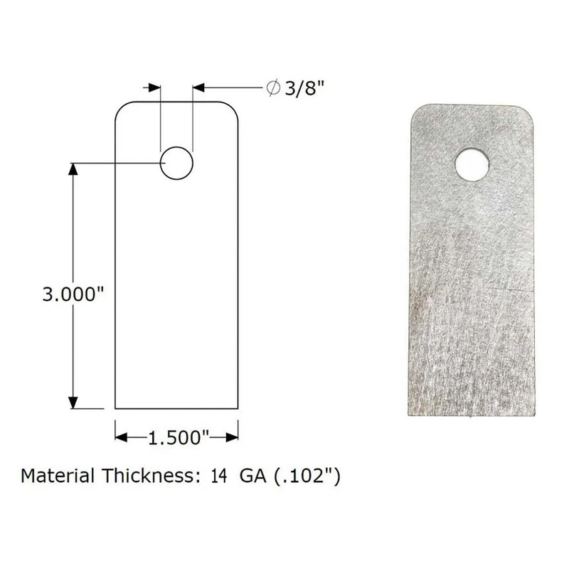 Load image into Gallery viewer, 3/8&quot;ID x 1-1/2&quot;OD Fender Washers
