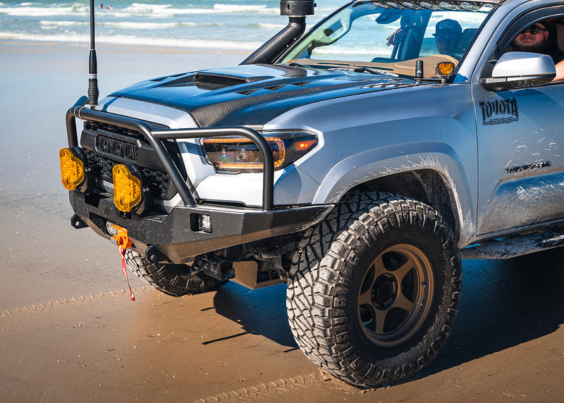 Load image into Gallery viewer, Toyota Tacoma 3rd Gen (2016-2023) Hi-Lite Overland Front Bumper [Bull Bar]
