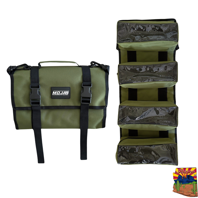 Load image into Gallery viewer, Medium Canvas Tool organizer bag with removeable pouches
