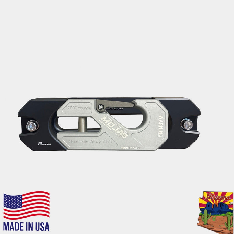 Load image into Gallery viewer, Aluminum Recessed Winch Shackle with Fairlead Kit, closed latch (LIFE TIME WARRANTY*)
