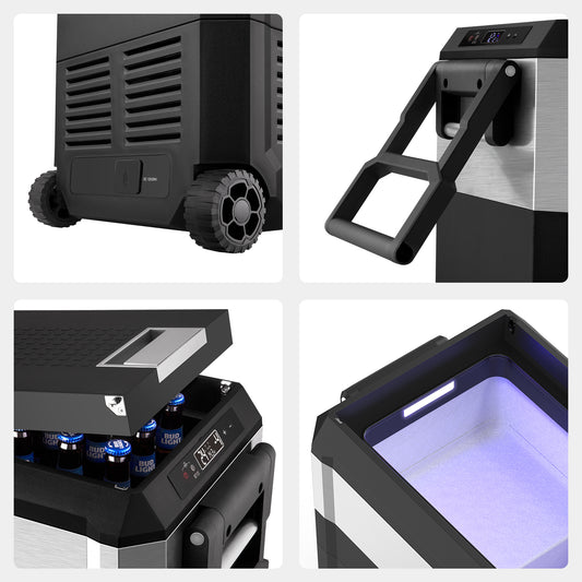 Load image into Gallery viewer, JP30 Pro Single Zone Wheeled Portable Freezer With Cover | ICECO | 30 LT
