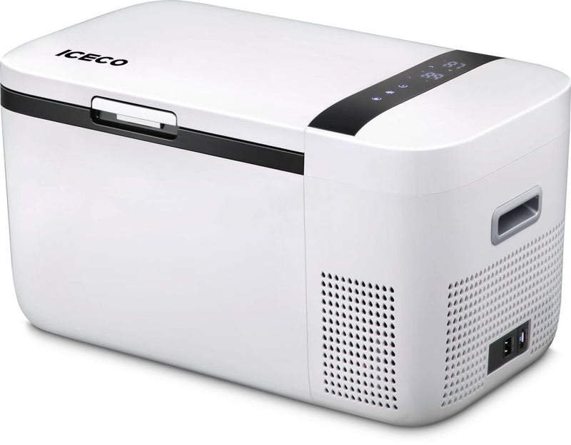 Load image into Gallery viewer, GO20 Dual Zone 12V Portable Freezer - White | ICECO | 20 LT
