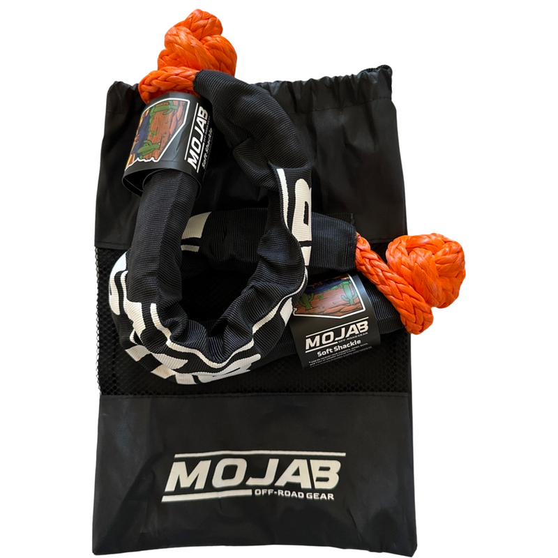 Load image into Gallery viewer, Soft Shackle 3/8&#39;&#39; x 22” with sleeve and bag (Set of 2 Shackles) (Lifetime Warranty)

