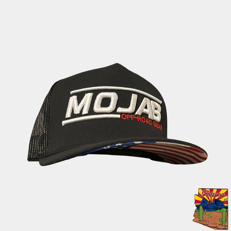Load image into Gallery viewer, Mojab snap-back Trucker Hat Flag edition
