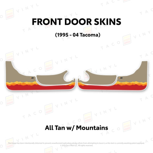1995-04 Tacoma Door Skins (Lower Section)