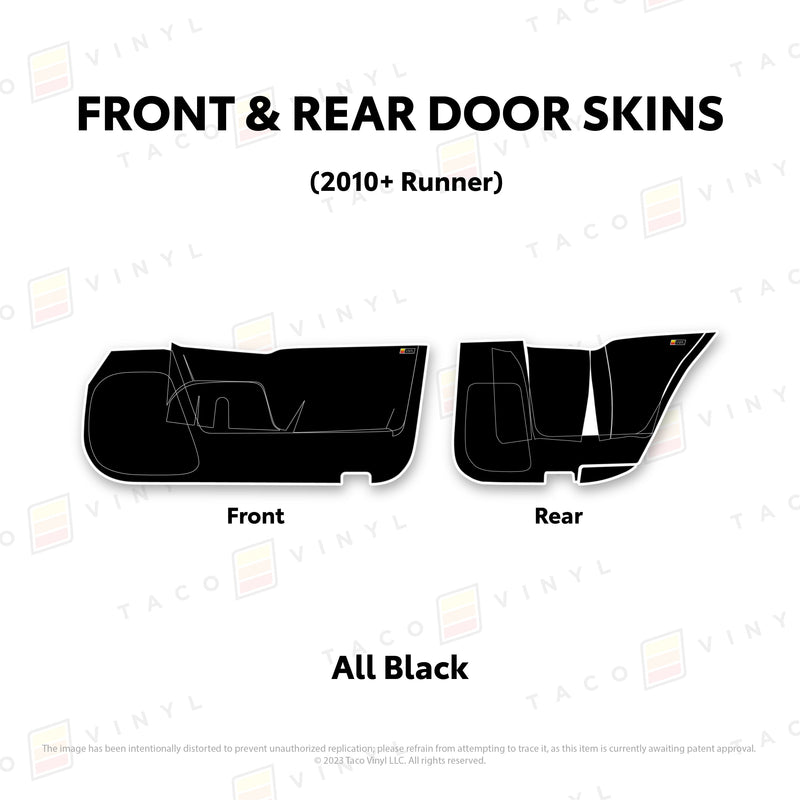Load image into Gallery viewer, 2010-24 4Runner Door Skins (Lower Section)
