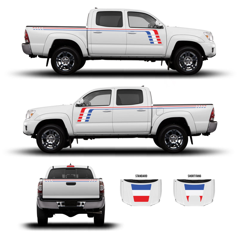 Load image into Gallery viewer, 2005-15 Tacoma Checkered Stripe Kit
