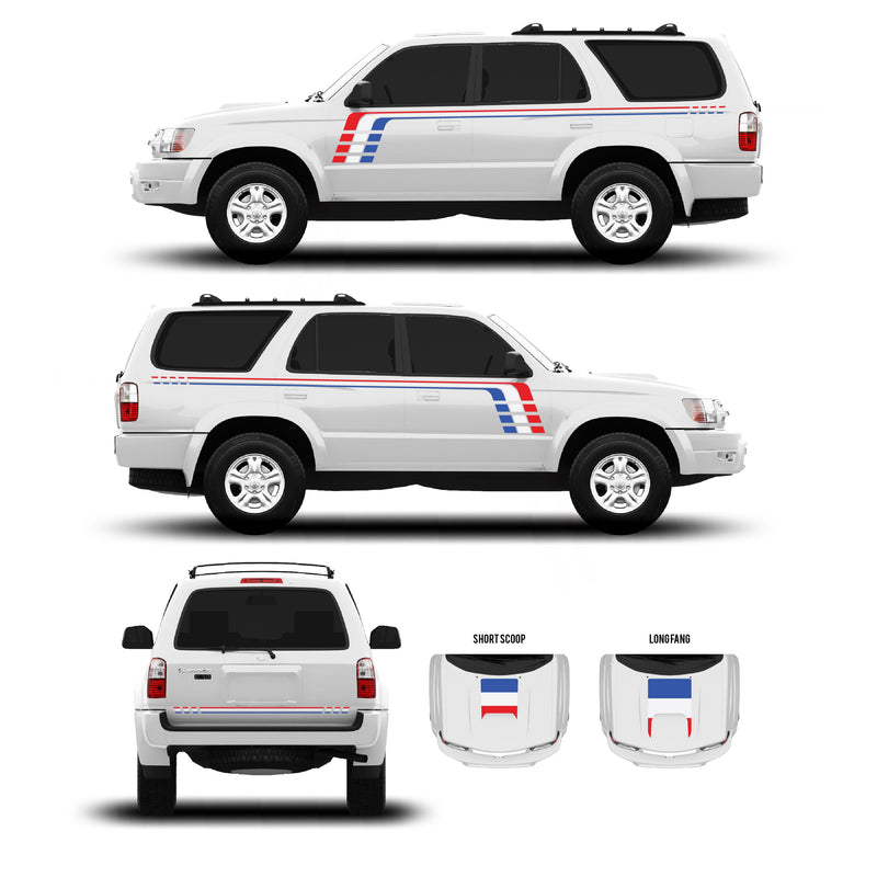 Load image into Gallery viewer, 1996-02 4Runner Checkered Stripe Kit
