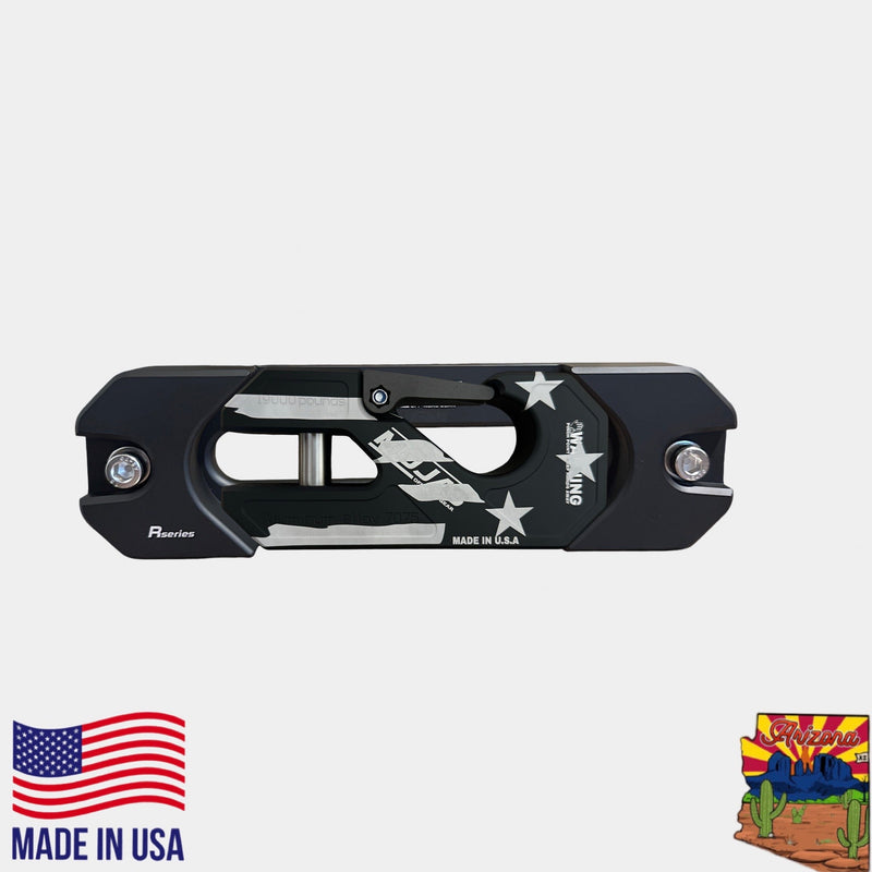 Load image into Gallery viewer, Aluminum Recessed Winch Shackle with Fairlead Kit, closed latch (LIFE TIME WARRANTY*)
