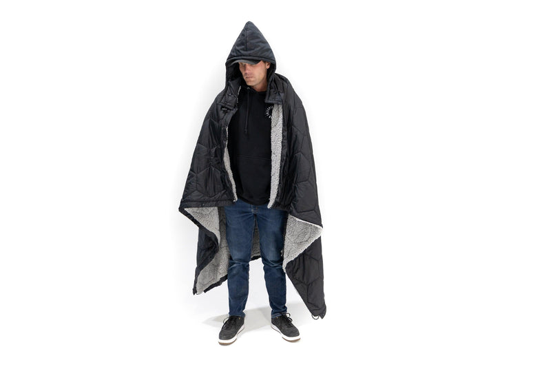 Load image into Gallery viewer, Anywhere Poncho/Puff Blanket - Clearance
