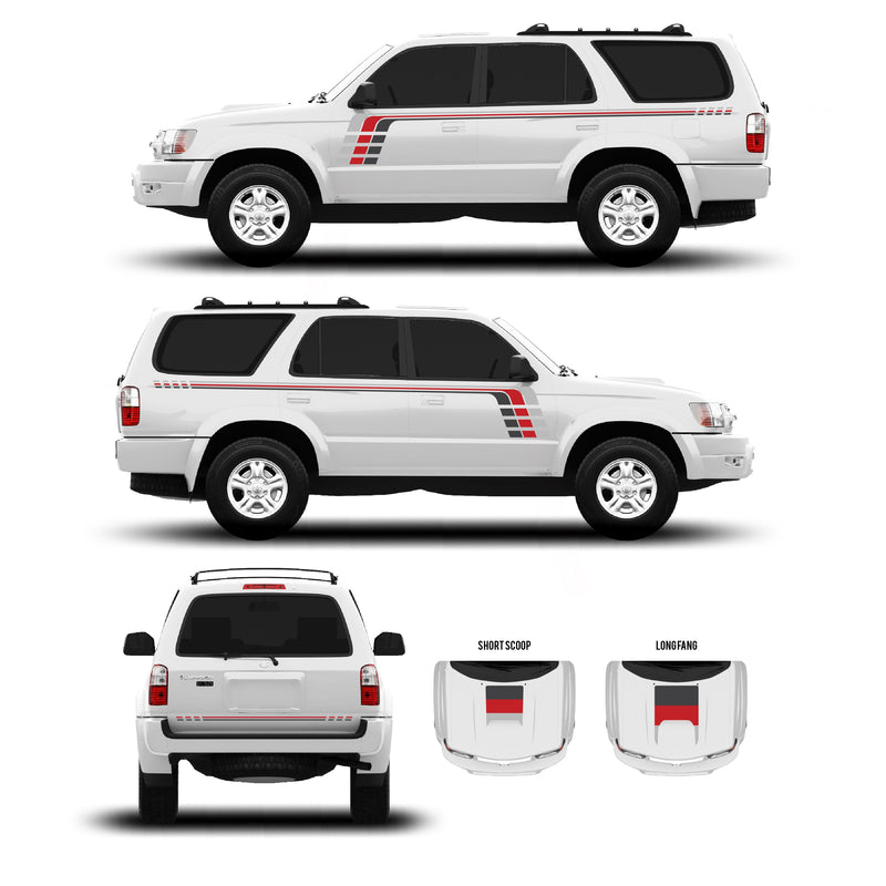 Load image into Gallery viewer, 1996-02 4Runner Checkered Stripe Kit
